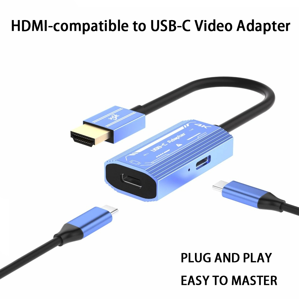 Home Cinema Usb - HDMI 호환 USB-C 비디오 어댑터 4K@60Hz