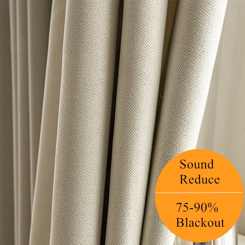 Blackout Curtain Thick - 310cm 높이 75-90% 블랙 아웃 거실