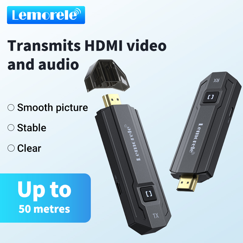 Home Cinema Wireless - Lemorele 50M HDMI 무선 송신기 수신기