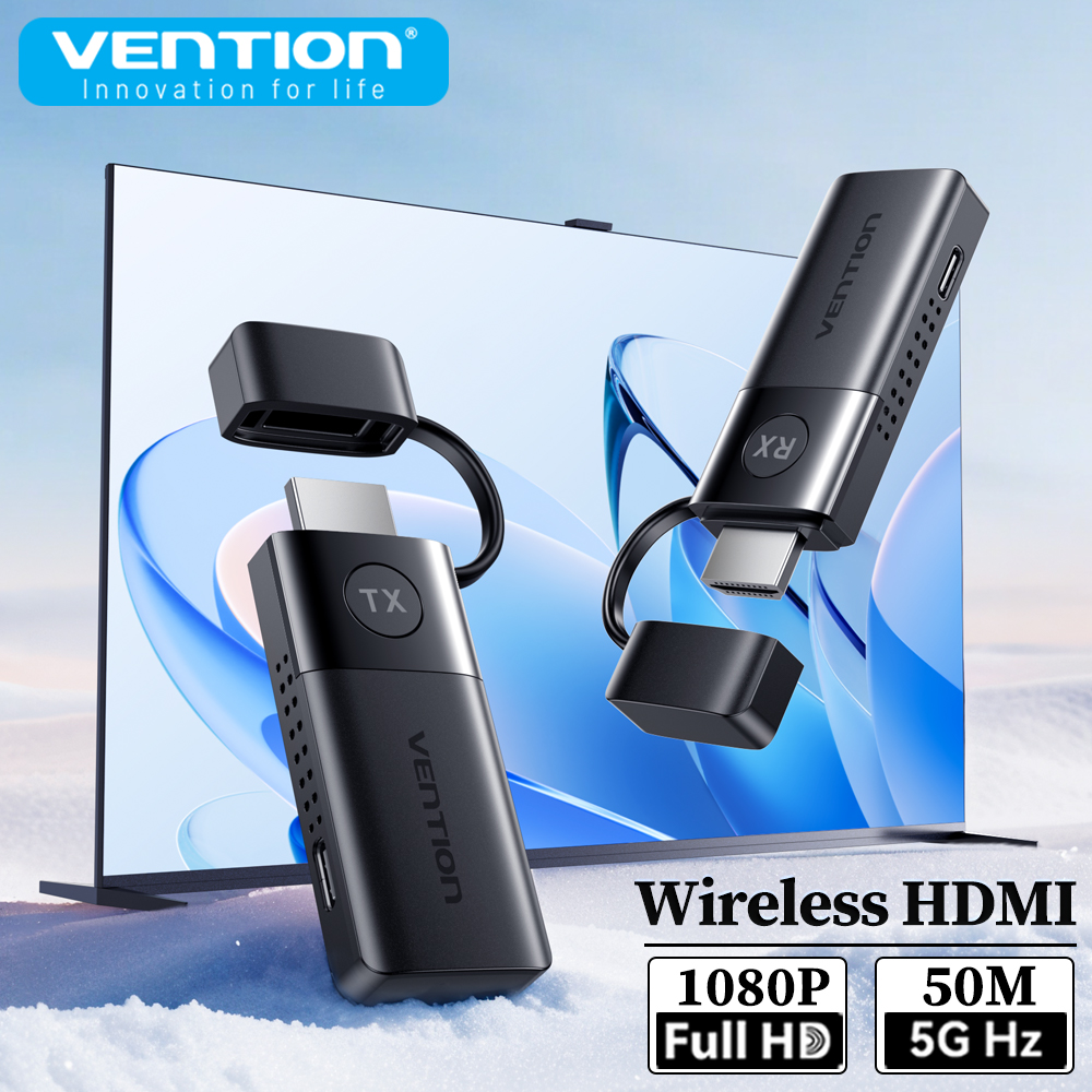 Home Cinema Wireless - Vention 무선 HDMI 송신기 및 수신기