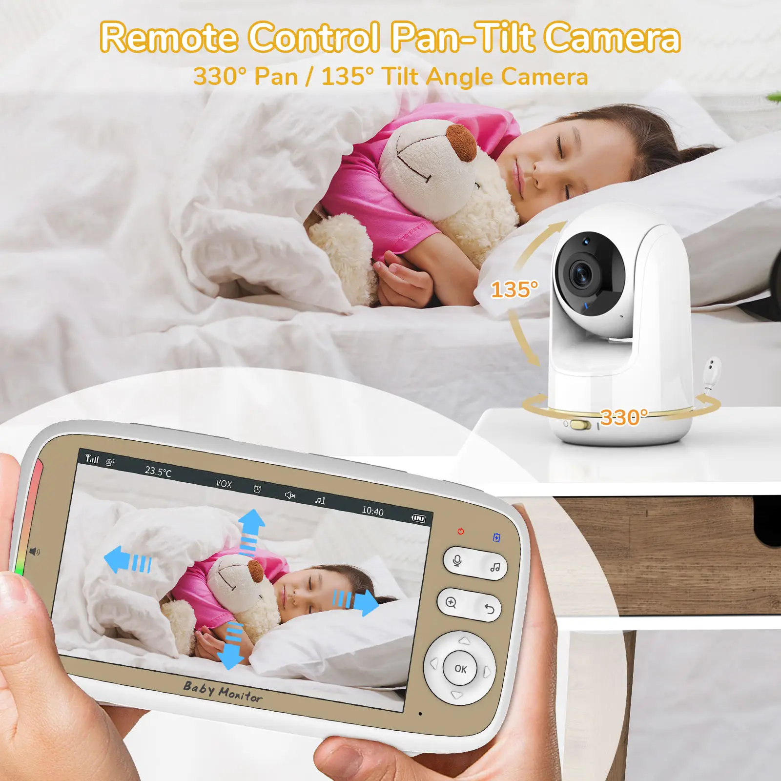 VB803 PRO 베이비 모니터, 2pcs 줌 카메라, - Home Cinema Wireless 리뷰 및 가격