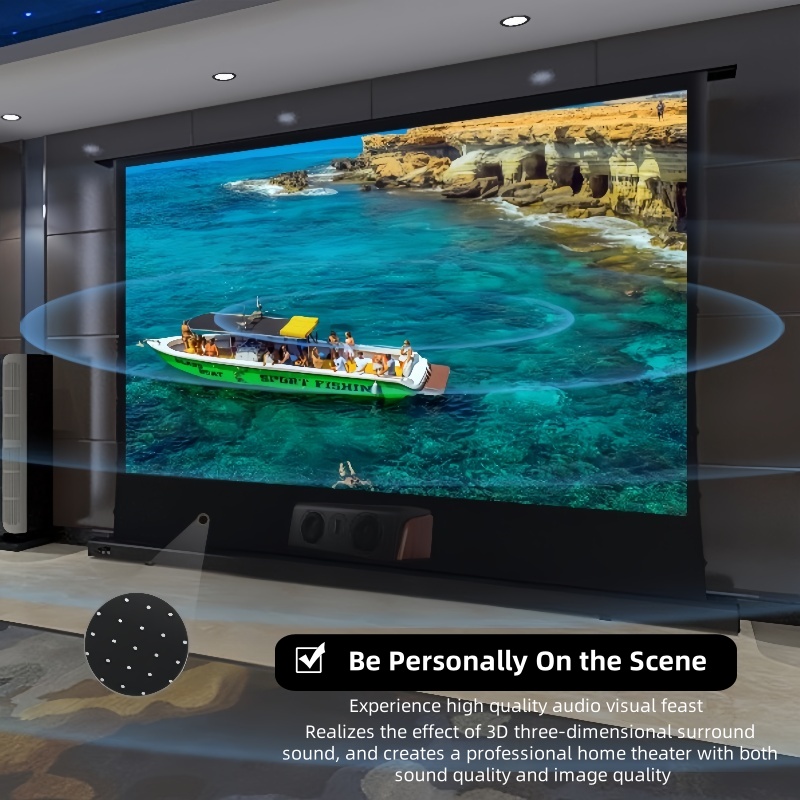 100'' 120'' 150'' 8K 고대비 ALR 천 - Home Cinema Screen 리뷰 및 가격