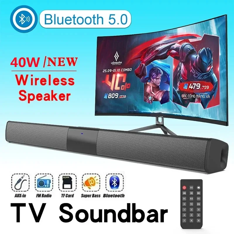 40W 블루투스 5.3 스피커 리모컨 포함 스테레오 사 - Home Cinema Rack 리뷰 및 가격