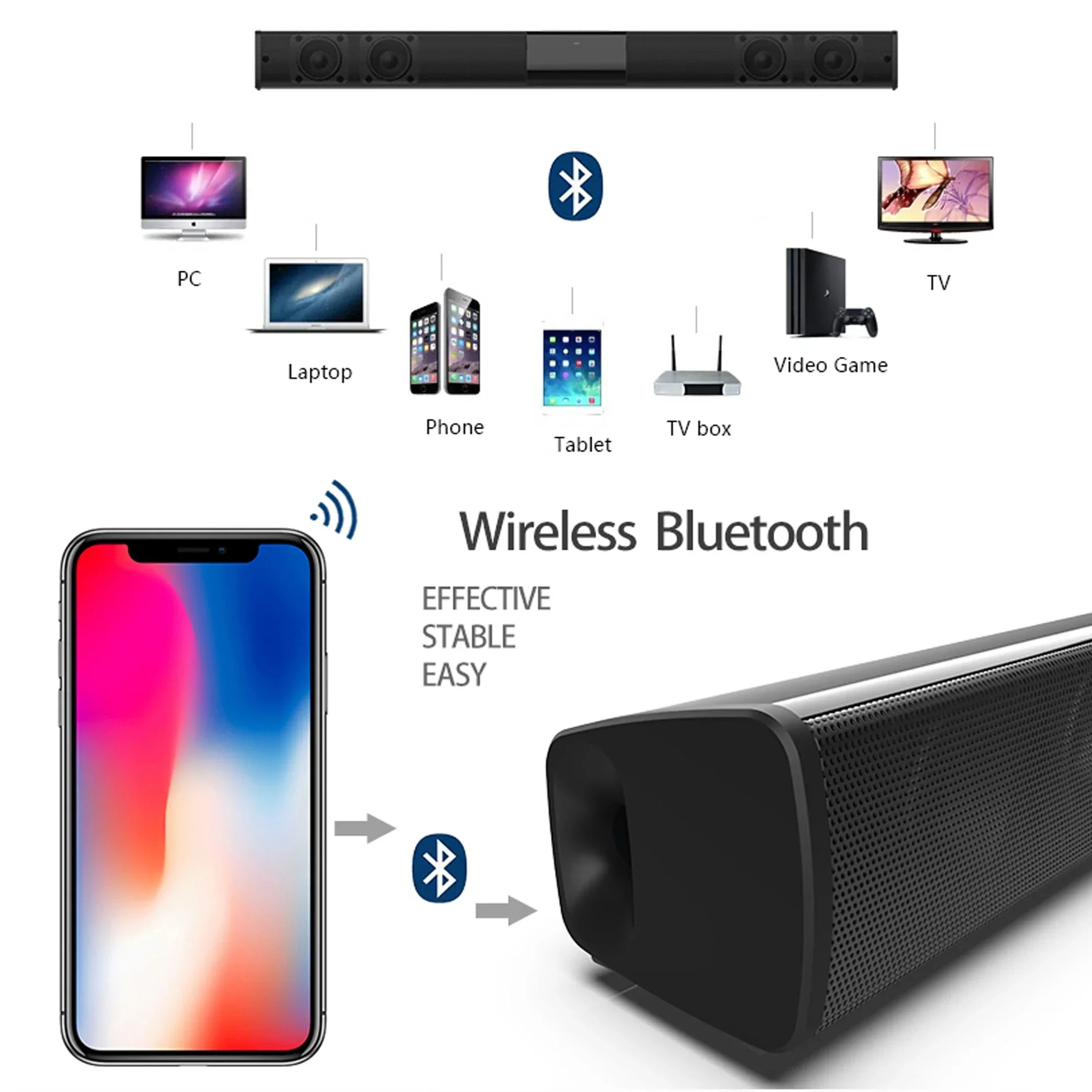 40W 블루투스 5.3 스피커 리모컨 포함 스테레오 사 - Home Cinema Rack 리뷰 및 가격
