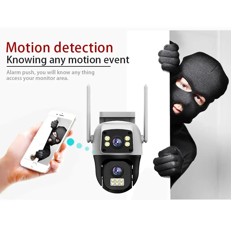8MP 4K WIFI IP 카메라 PTZ 야외 듀얼 스 - Home Cinema Screen 리뷰 및 가격
