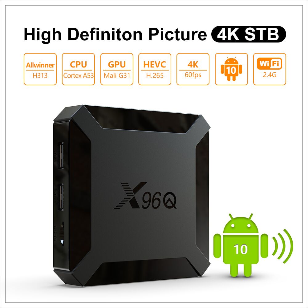 오리지널 X96Q TV 박스, 안드로이드 10, All - Home Cinema Quad 리뷰 및 가격