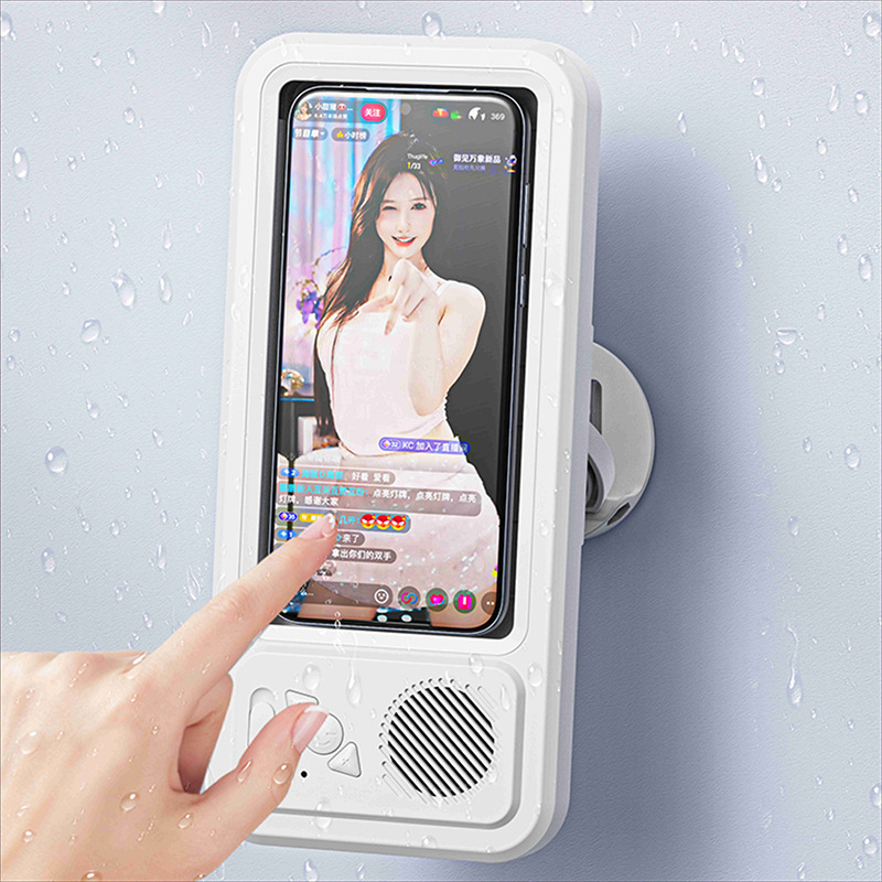 방수 터치스크린 폰 홀더 블루투스 스피커 내장 휴대용  - Wall Mount Speaker 리뷰 및 가격