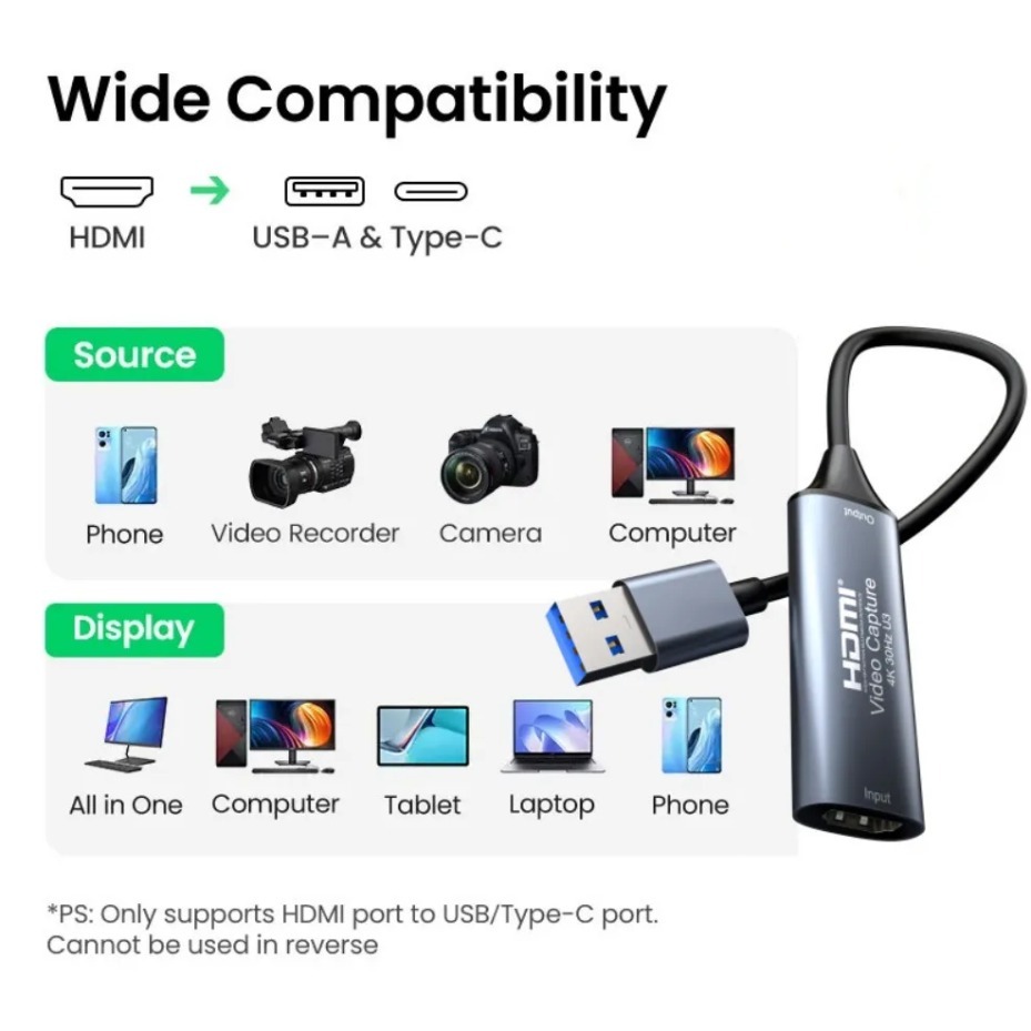 USB-C 2.0/3.0 HDMI 비디오 캡처 카드는  - Home Cinema Usb 리뷰 및 가격