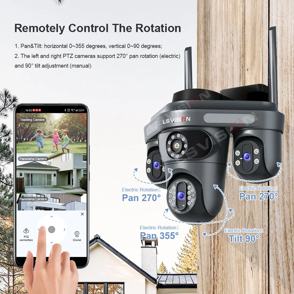 LS VISION 트리플 스크린 카메라 WiFi 6K  - Home Cinema Screen 리뷰 및 가격