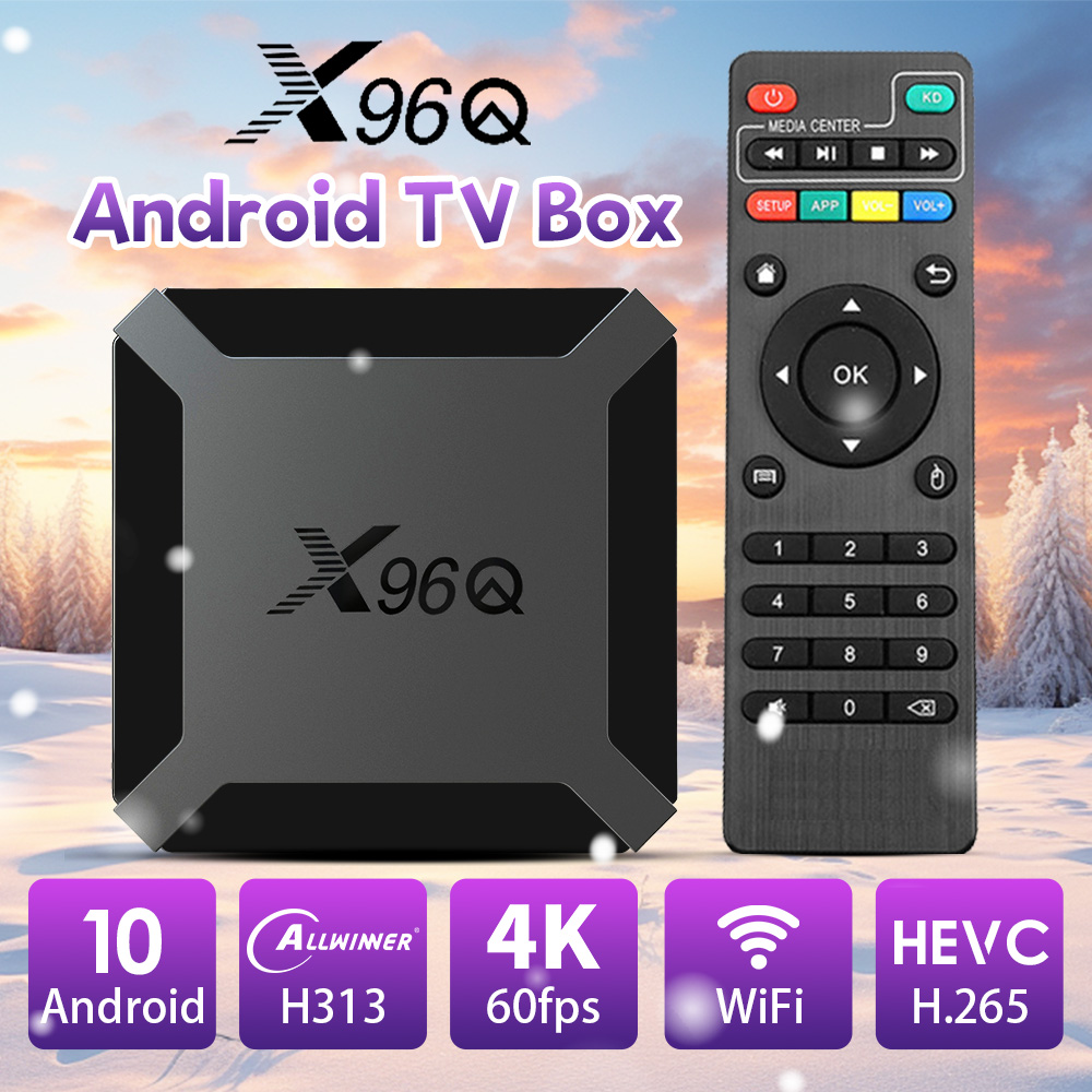 X96Q 안드로이드 TV 박스 쿼드 코어 안드로이드10 - Home Cinema Quad 리뷰 및 가격
