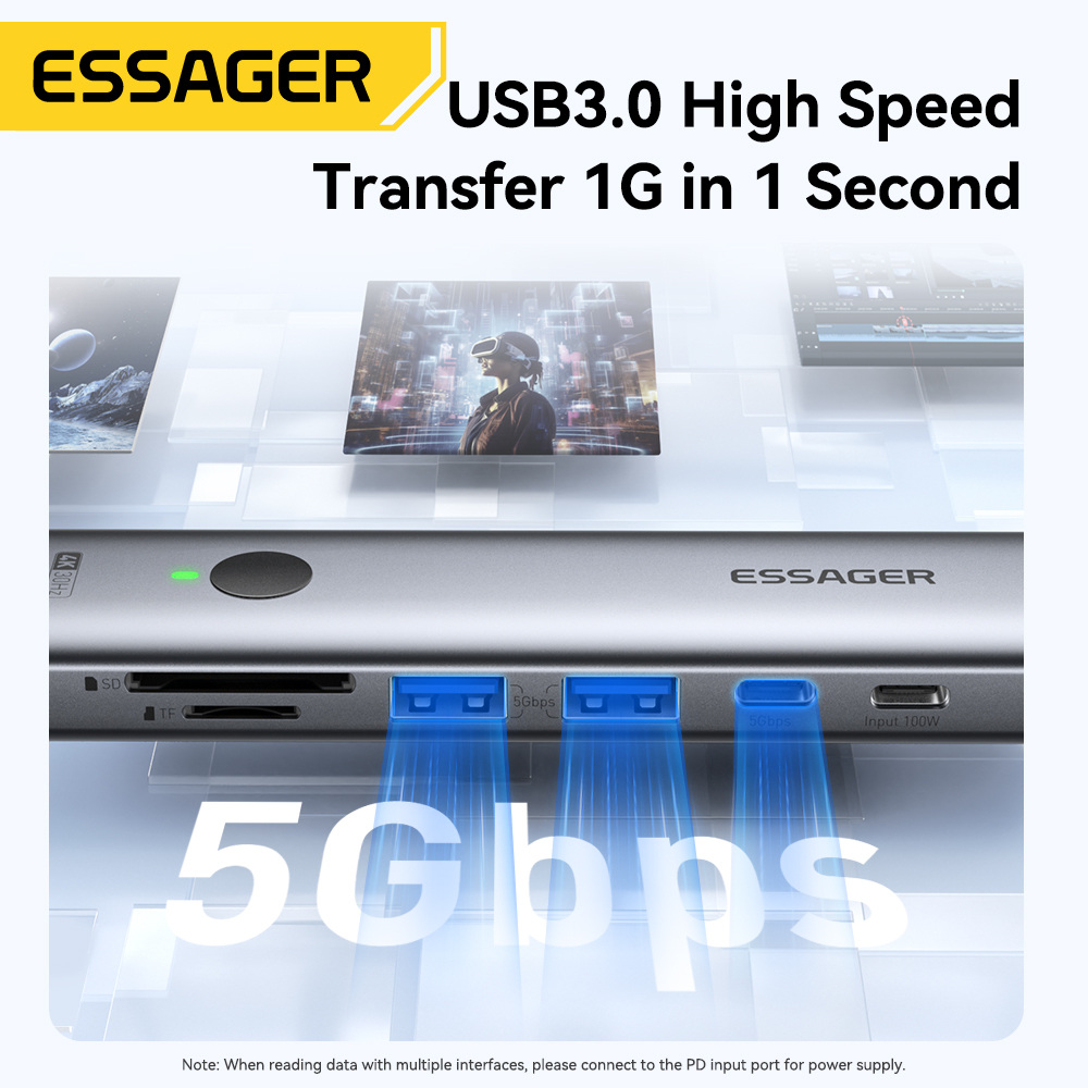 Essager USB C 허브, 맥북, 노트북, 아이패 - Home Cinema Usb 리뷰 및 가격