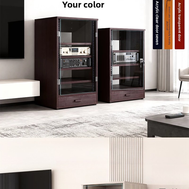 전면 투명 도어 8U - 16U 앰프 캐비닛 가정용 K - Home Cinema Rack 리뷰 및 가격