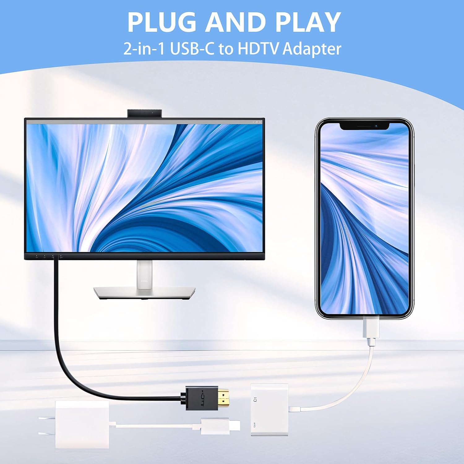 USB-C to HDMI 어댑터, TV에 적합, 4K@ - Home Cinema Usb 리뷰 및 가격